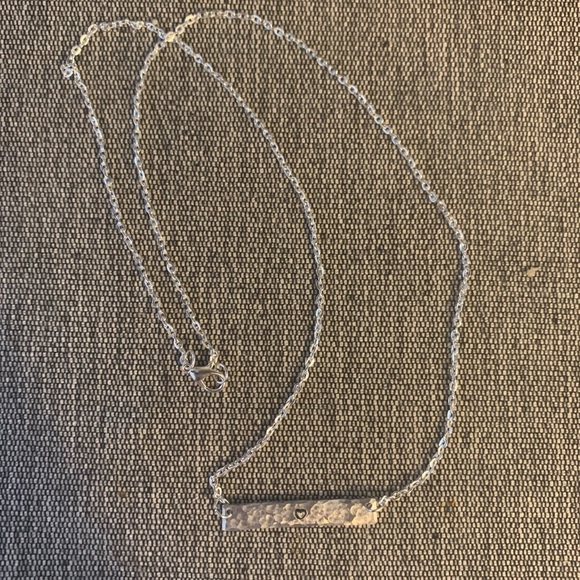 Stamped heart necklace - Picture 1 of 1